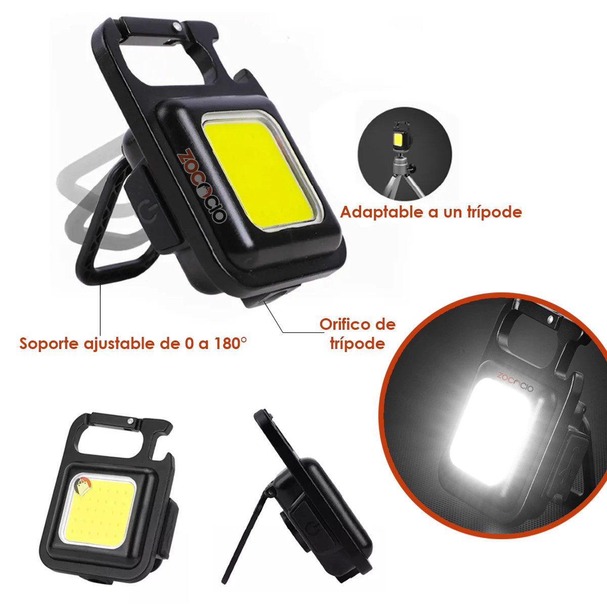 Combo x2 Mini Linterna Led Potente Bosil